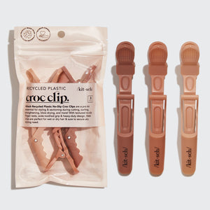 Clip a coccodrillo antiscivolo 3 pezzi - Multicolore