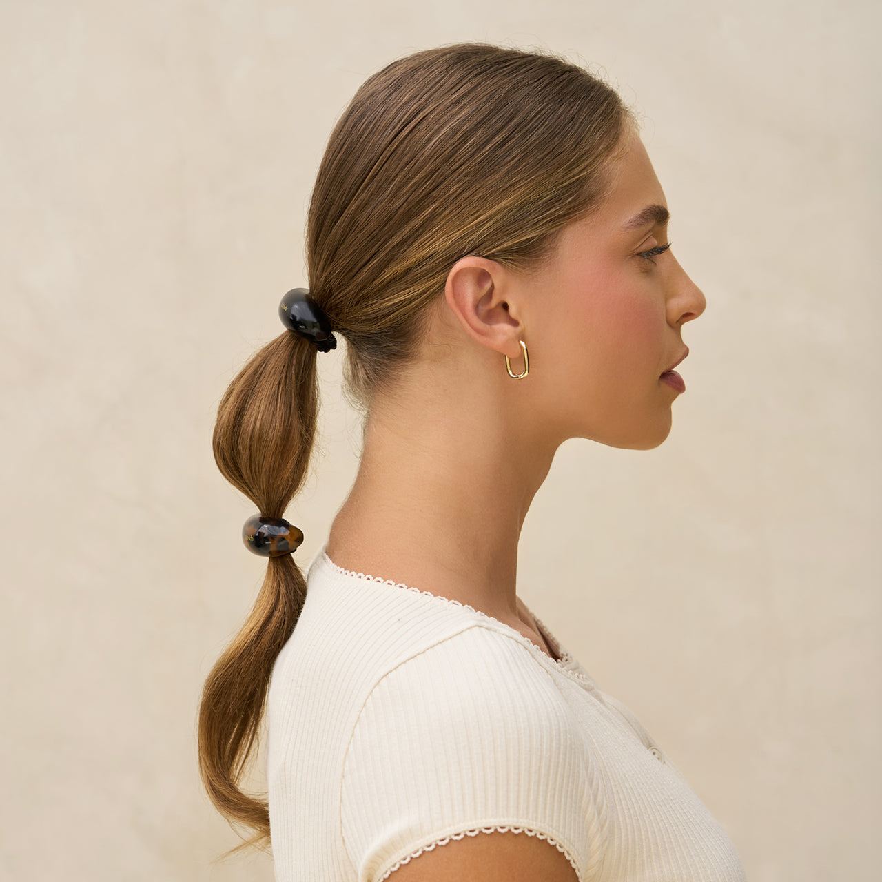 Gomas de pelo Nube negro y carey - Medianas