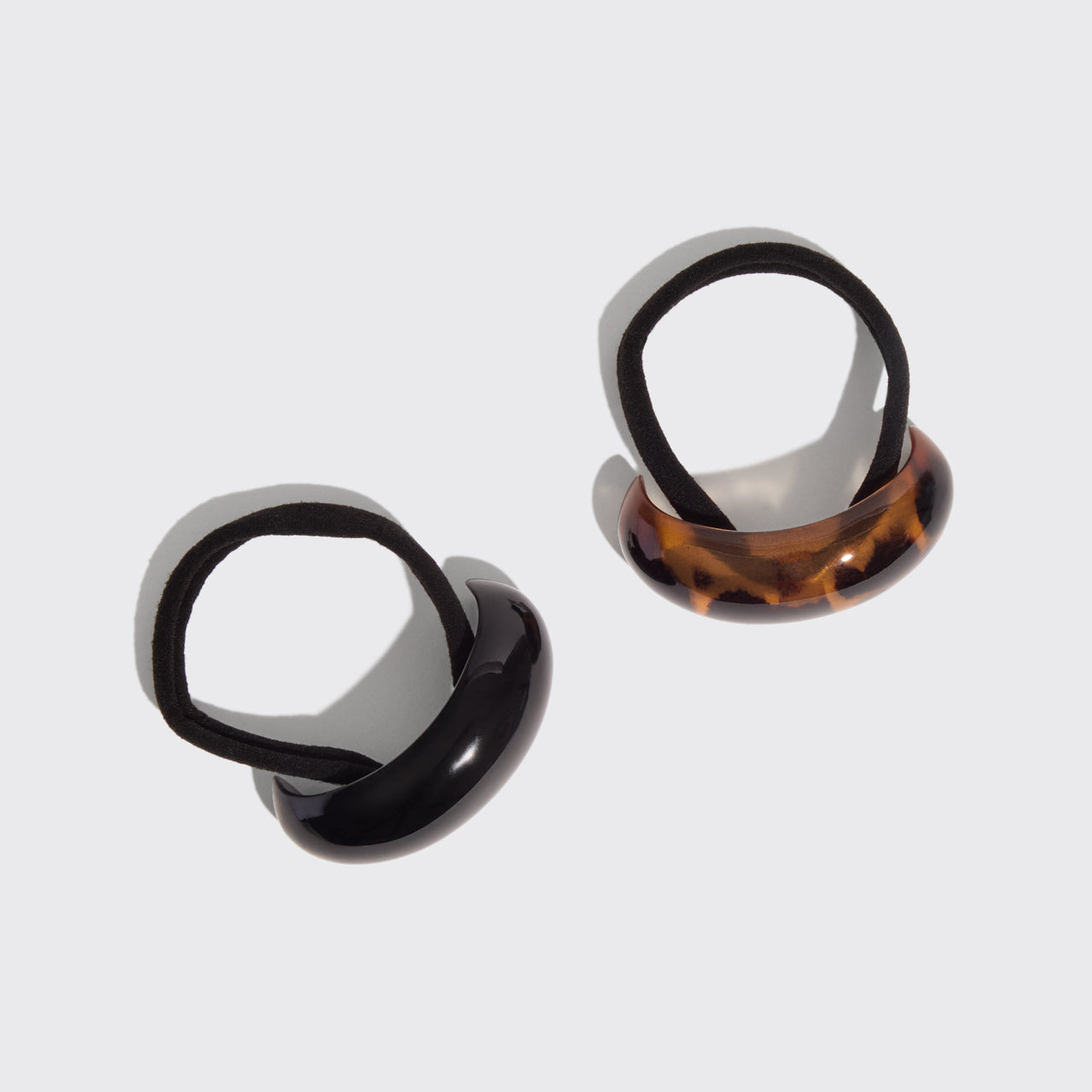 Gomas de pelo Nube negro y carey - Medianas