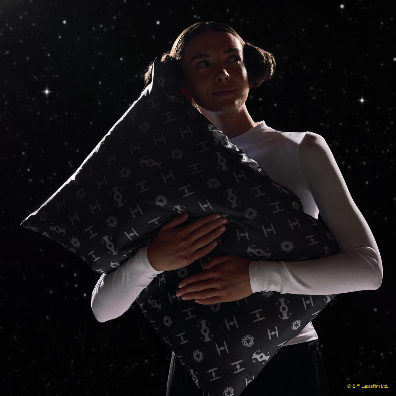 Star Wars™ & Kitsch Funda de almohada de satén Imperio Galáctico