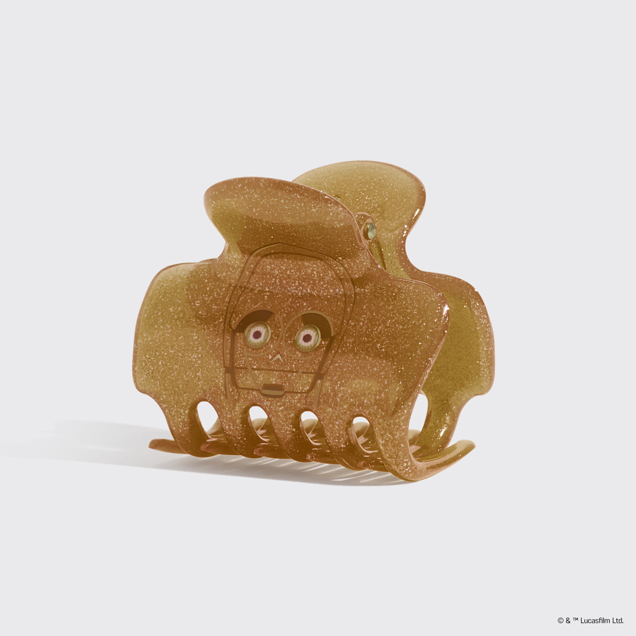Star Wars™ & Kitsch Glitzer- Wolkenclip in C-3PO