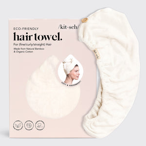 Serviette de toilette écologique - Blanc