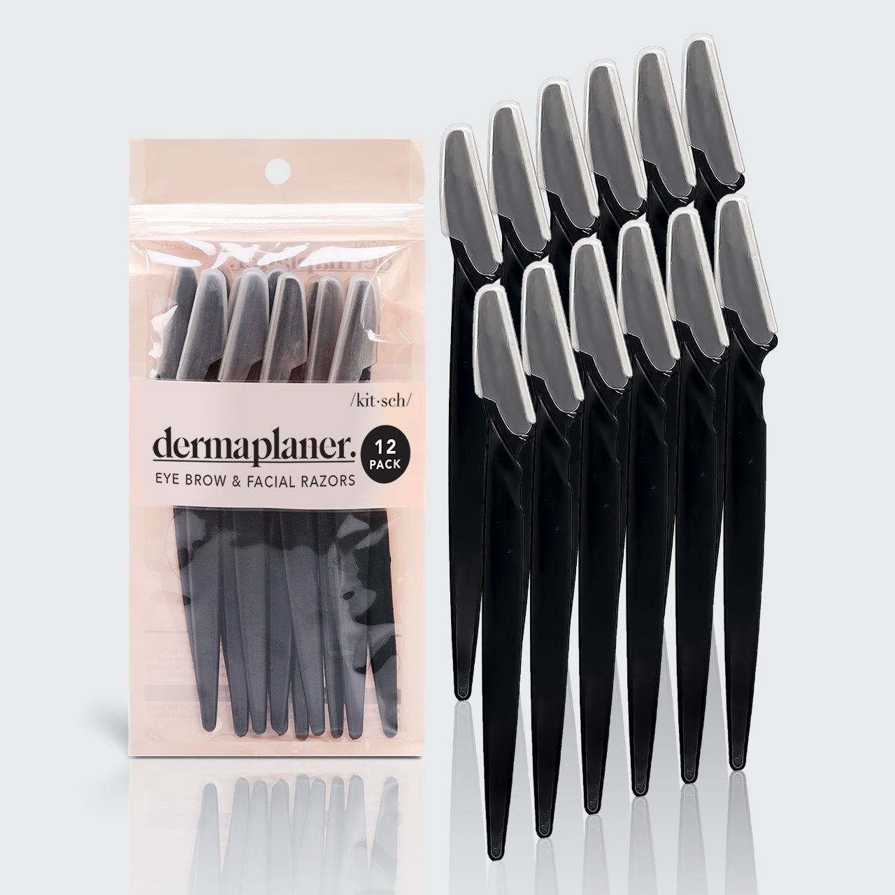 Set di 12 Dermaplaner - Nero