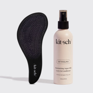 Pacchetto balsamo per capelli e spazzola