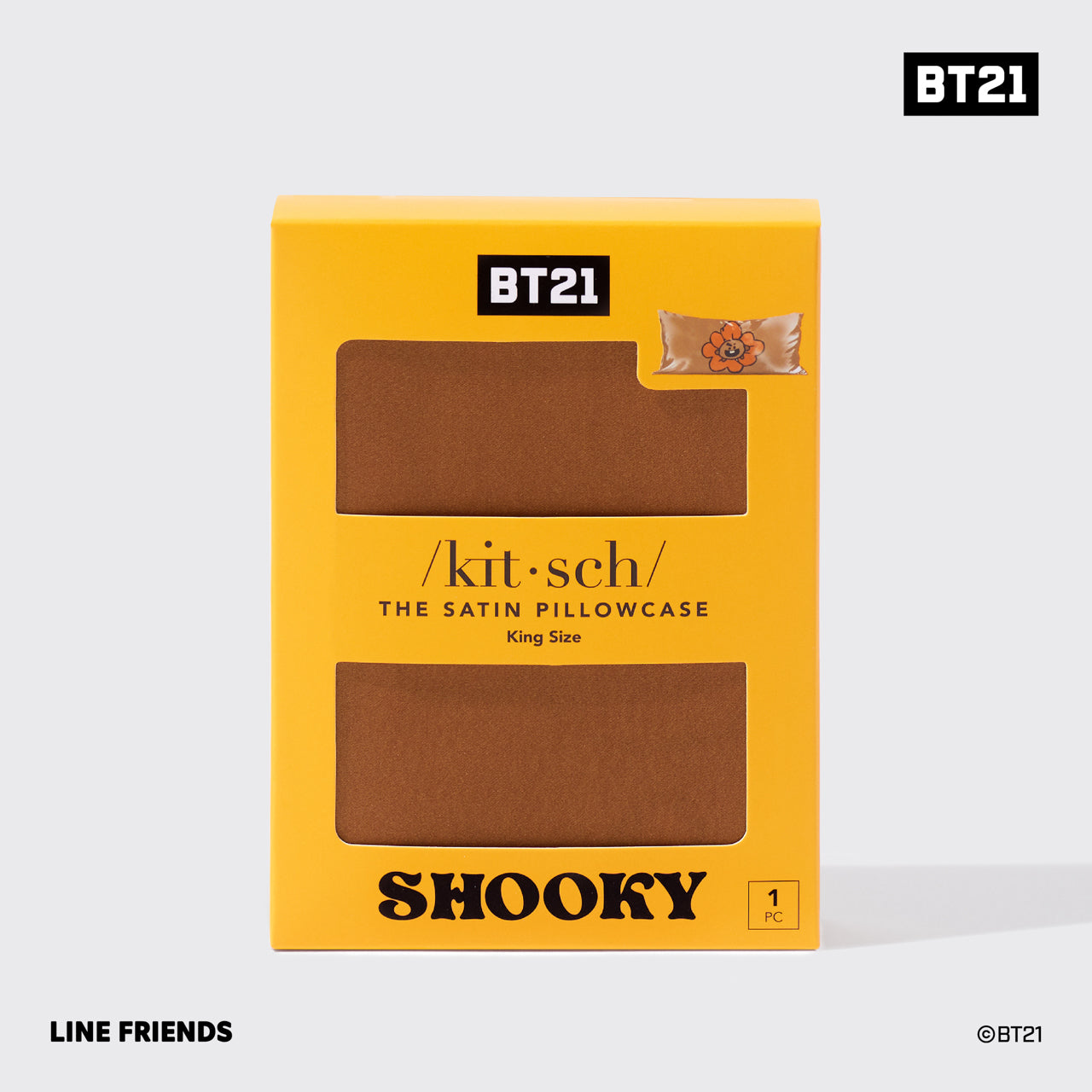 Kitsch x BT21 Funda de almohada SHOOKY - King