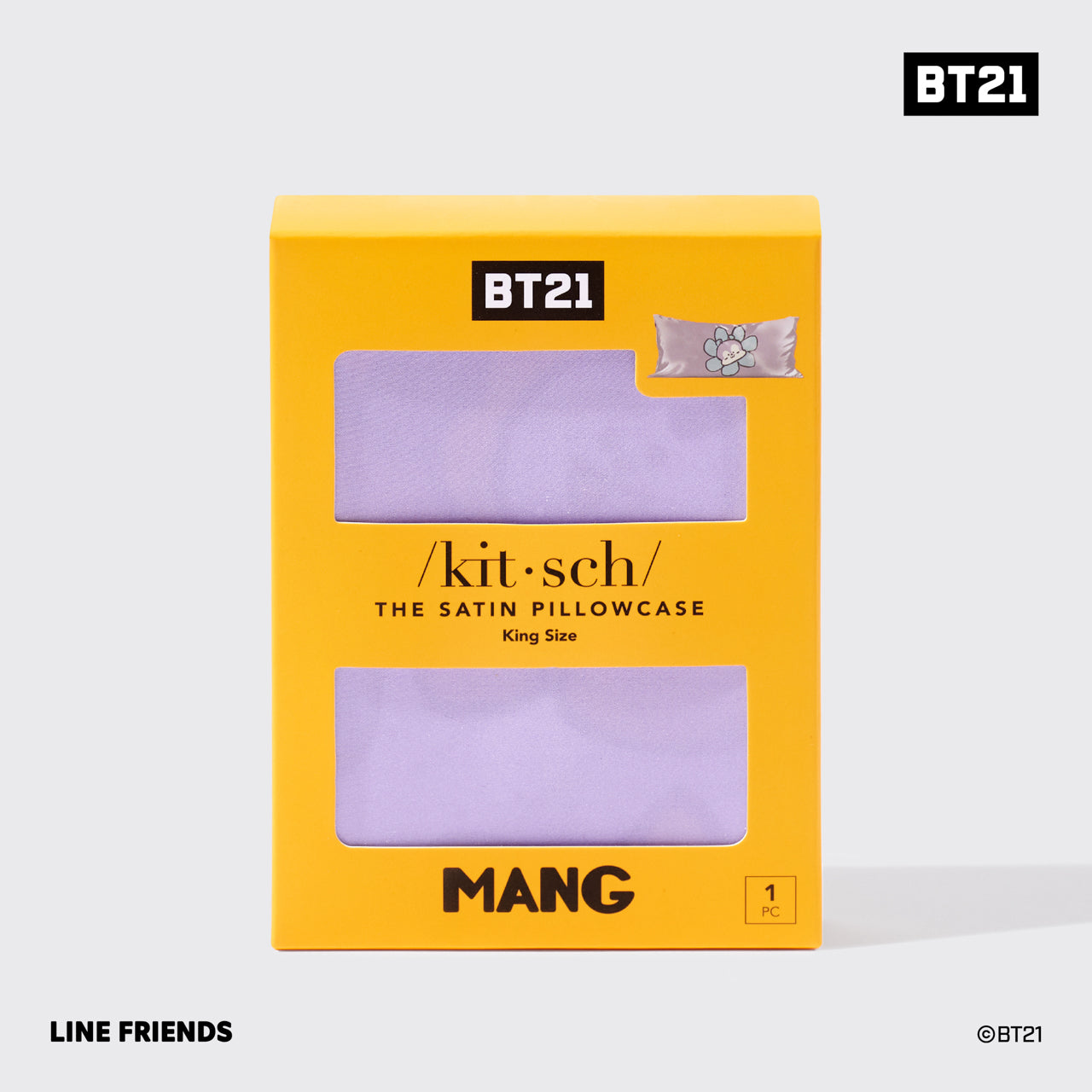 Kitsch x BT21 Funda de almohada MANG - King