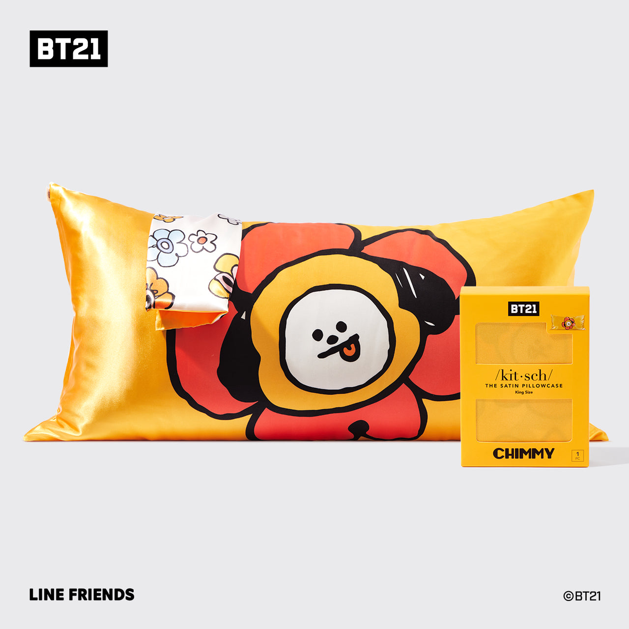 Kitsch x BT21 federa in raso CHIMMY - King