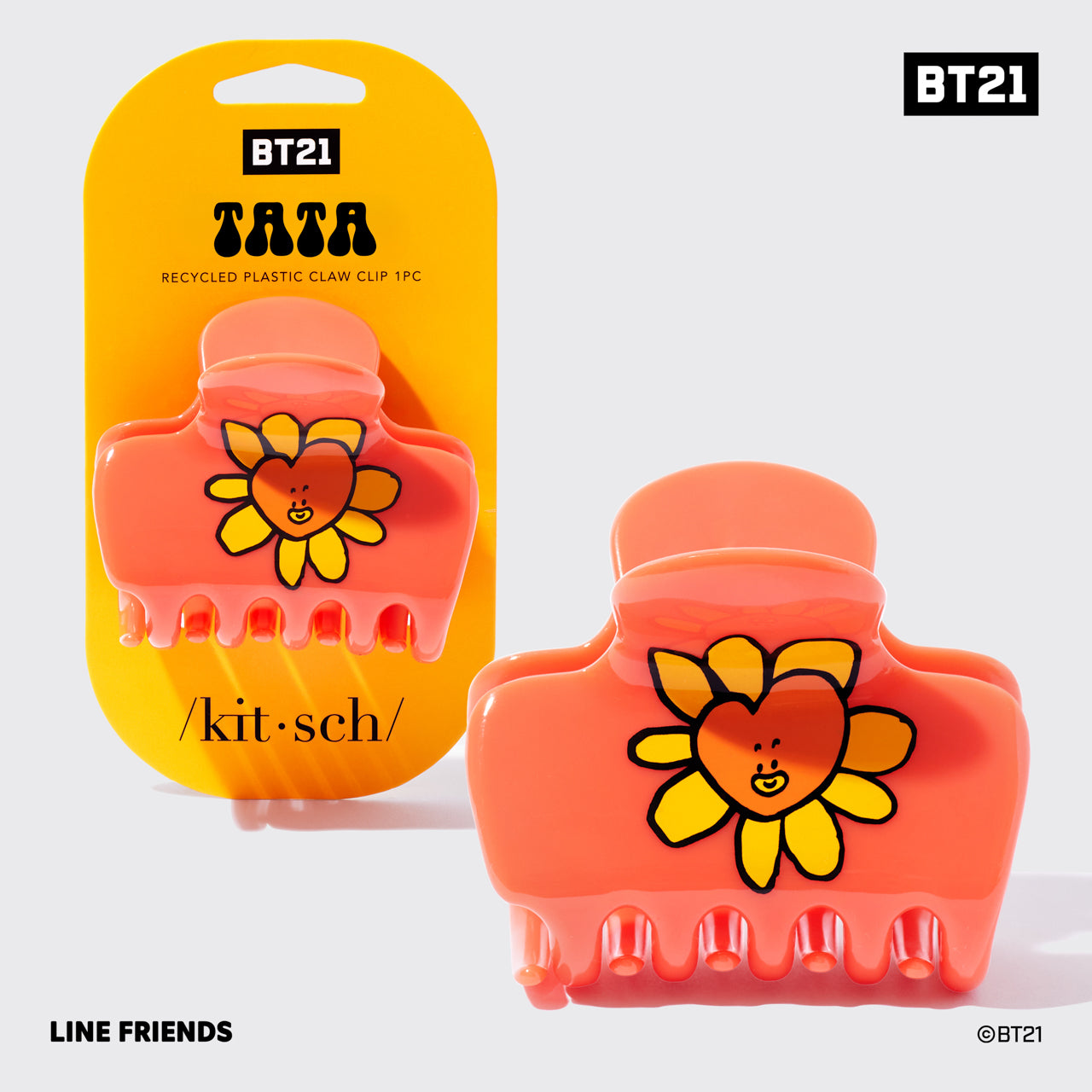 Kitsch x BT21 Pinza Nube - TATA