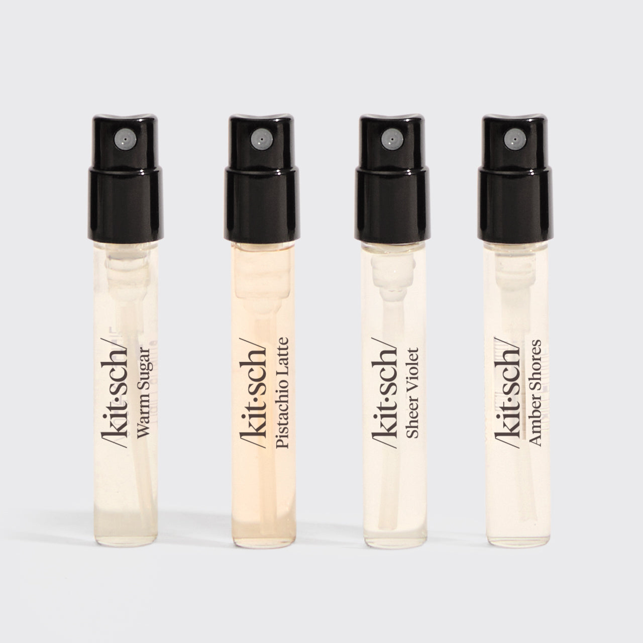 Set de muestras de perfumes para el cabello