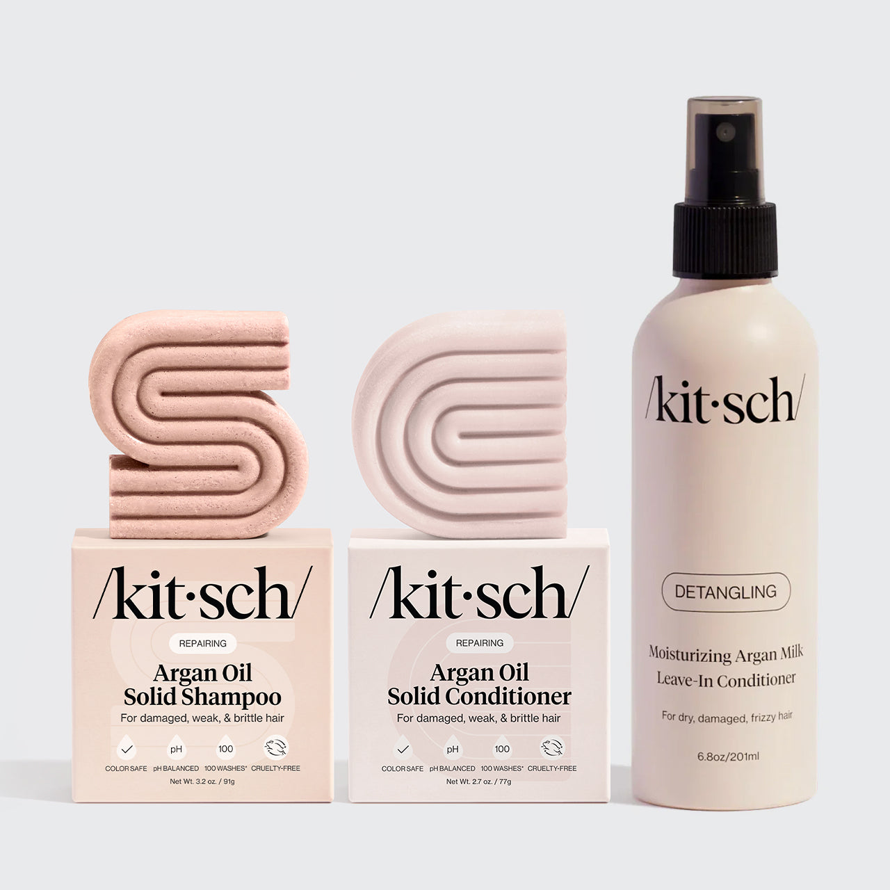 Shampoo e condicionador de óleo de argan reparador + condicionador leave-in