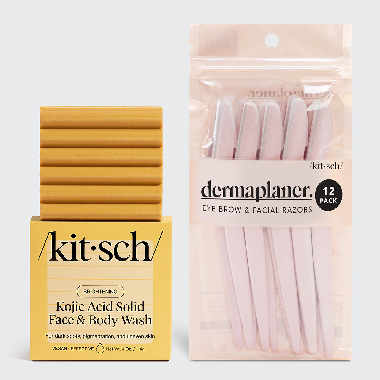 Barra facial e corporal de ácido kójico + Dermaplaner ecológico GRÁTIS