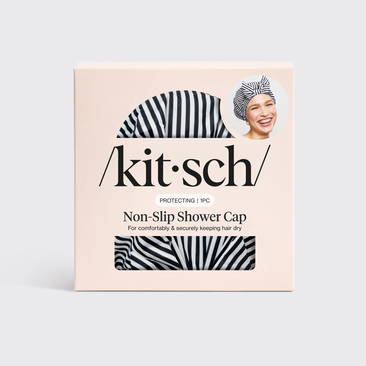 Gorro de ducha a rayas