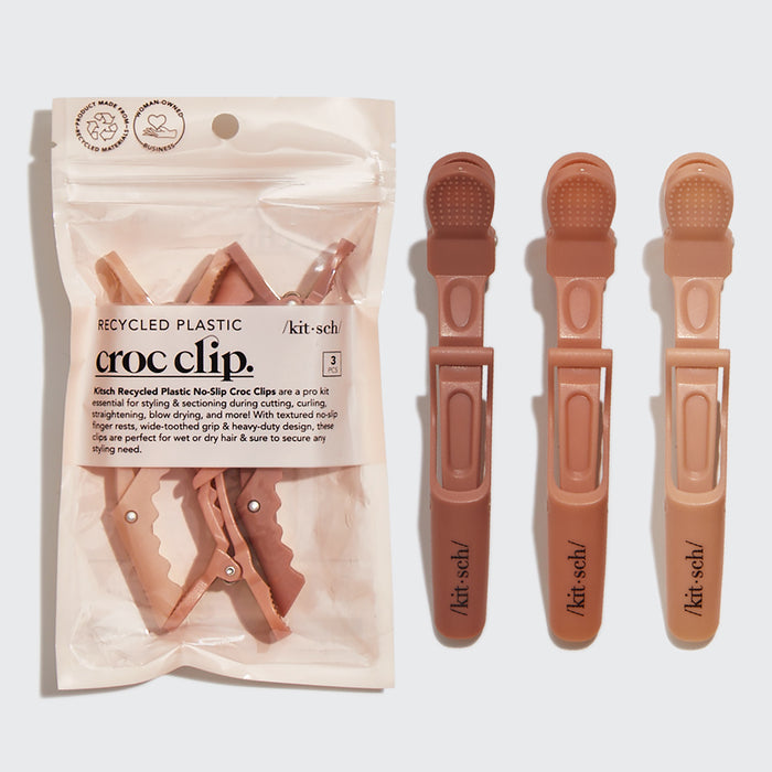 Multicolor No-Slip Crocodile Clips 3pc Set