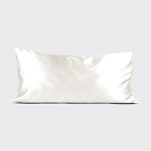 Funda de almohada de satén - Marfil | King