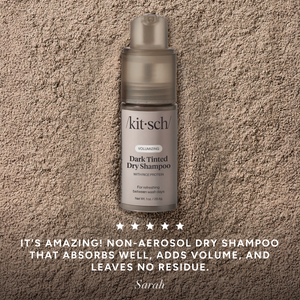 Champô Seco Volumizante com Proteína de Arroz com Bomba - Para Cabelo Escuro