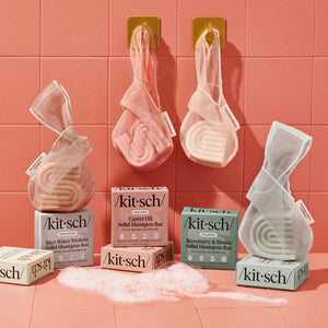 Sacchettino porta shampoo - Acqua di riso - Grigio