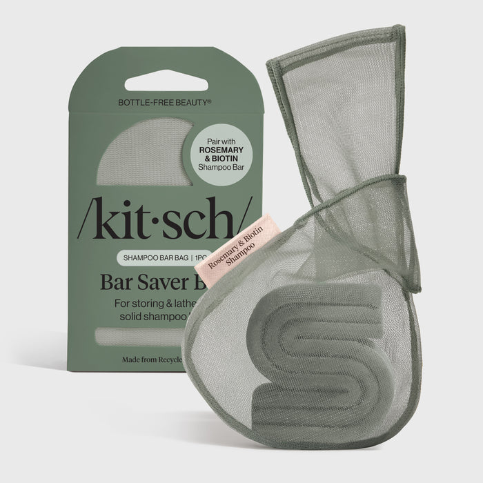 Bolsa para champú sólido - Romero y Biotina - Verde