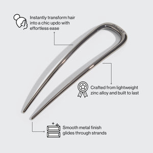 Épingle à cheveux - Hematite