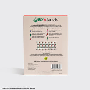 The Grinch x Kitsch Satin Pillowcase in Cindy Lou Who - King