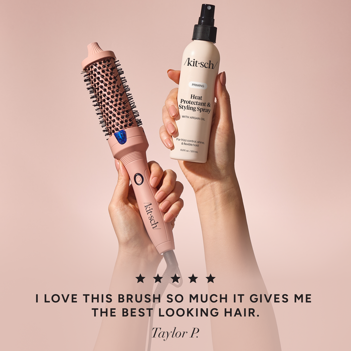 Pack Spray Protector de calor + Cepillo Térmico Voluminizador