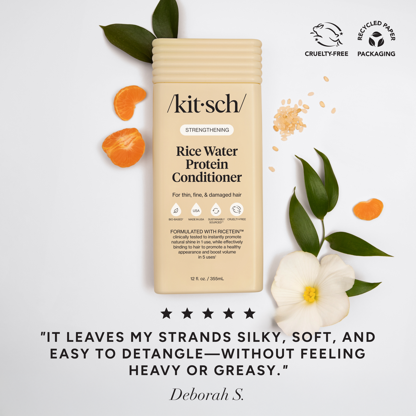 Strengthening Rice Water Shampoo & Conditioner Combo