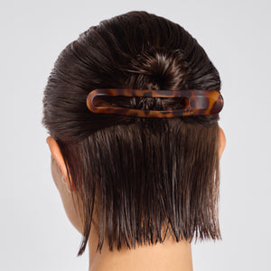 Clipe de garra de assentamento plano 2pc curvado - Preto e Tort