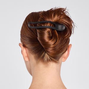 Clipe de garra de assentamento plano 2pc curvado - Preto e Tort