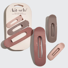 Pinza plana 3uds - Terracotta