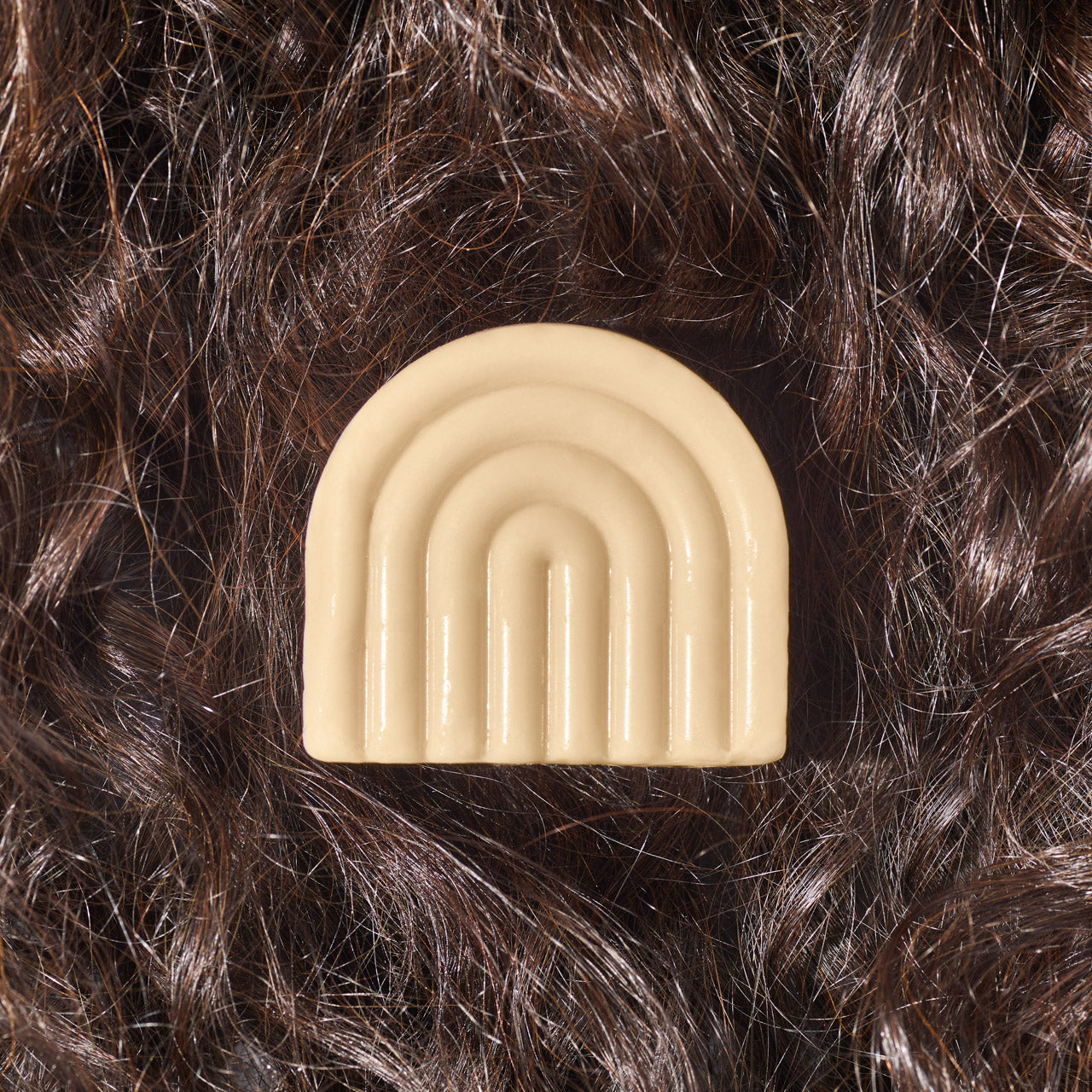 Before using KITSCH Strengthening Bond Repair Solid Hair Mask – dry, damaged hair before treatment