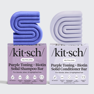 Lila Biotin Shampoo + Spülung Combo