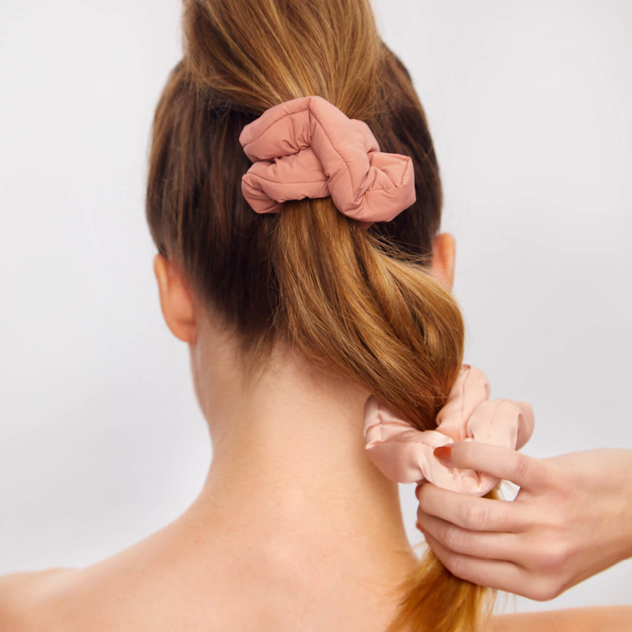 Ensemble de 3 chouchous Nuage - Bois de rose