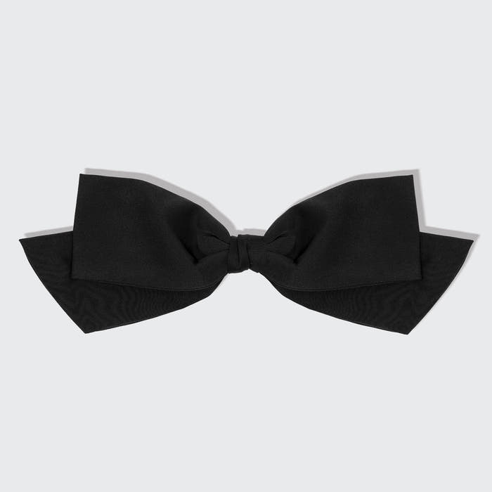 KITSCH Black Bow Hair Clip — hero product shot
