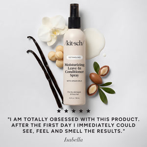 Conditionneur hydratant sans rinçage au lait d'argan