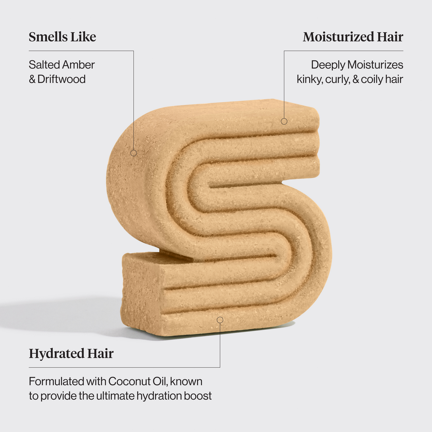 Kokosnussöl Shampoo und Spülung Combo für trockenes, geschädigtes Haar