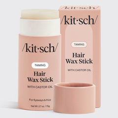 Cera para cabelo em bastão com óleo de rícino