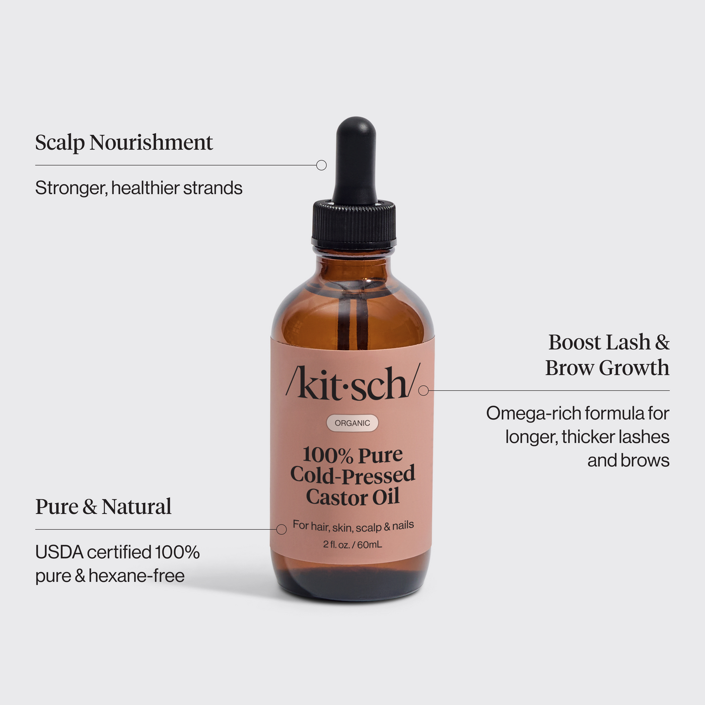 Olio di ricino puro al 100% - Confezione da 3