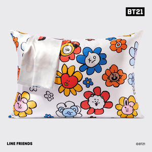 Funda de almohada de satén Kitsch x BT21 - RJ
