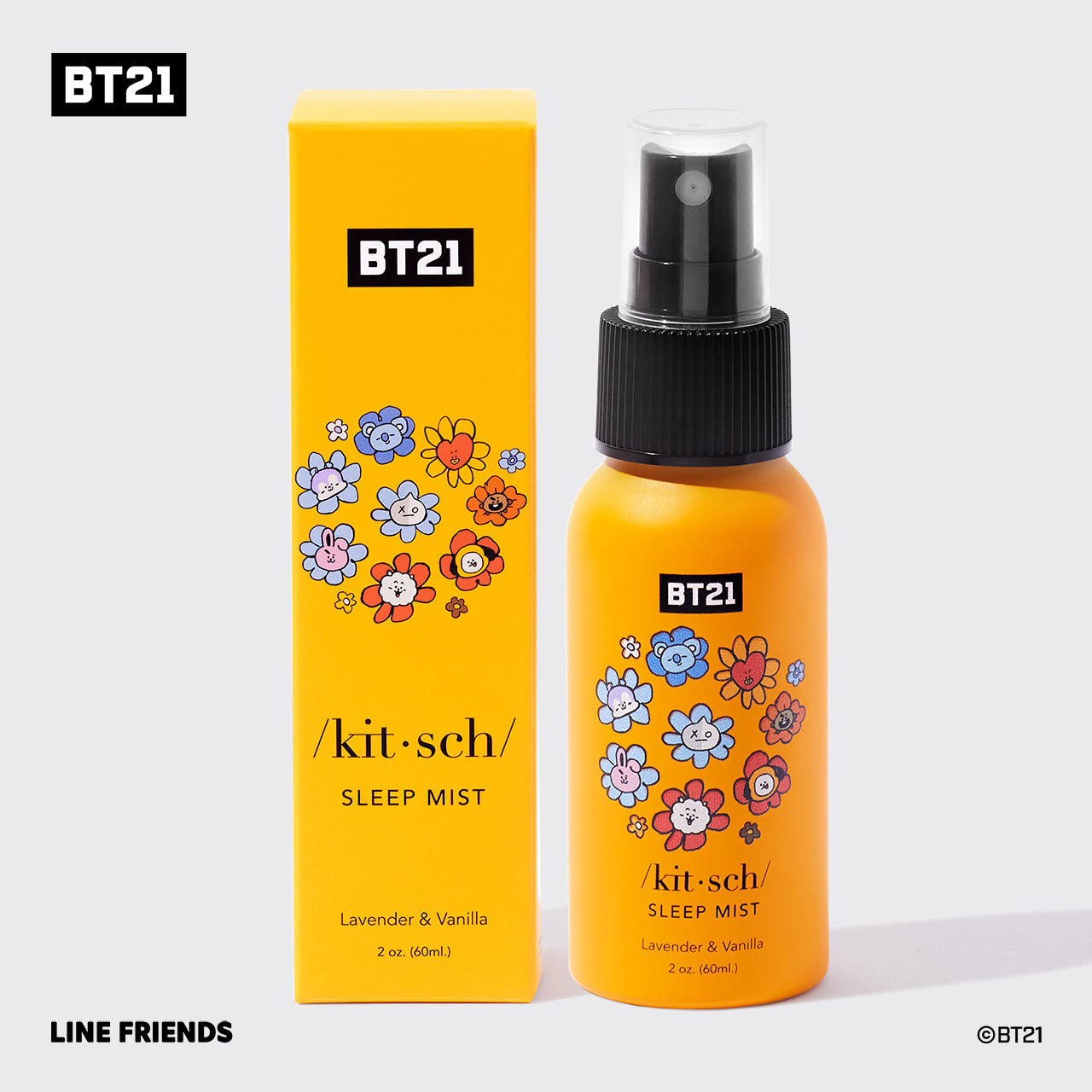 BT21 x Kitsch Sleep Mist - Lavender & Vanilla