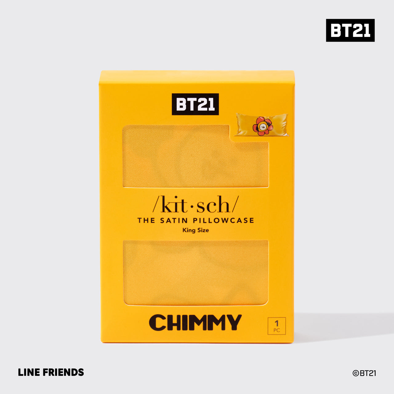 BT21 x Kitsch-Kopfkissenbezug - CHIMMY | King