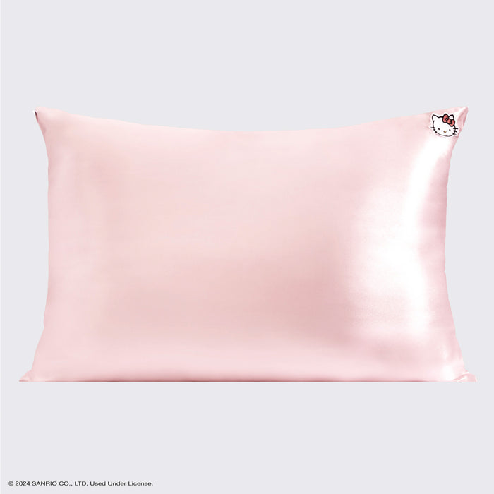 Taie d'oreiller en satin Hello Kitty x Kitsch - Hello Kitty Rose