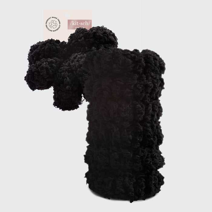 Organic Cotton Fluffy Ponies 6pcuds- Negro