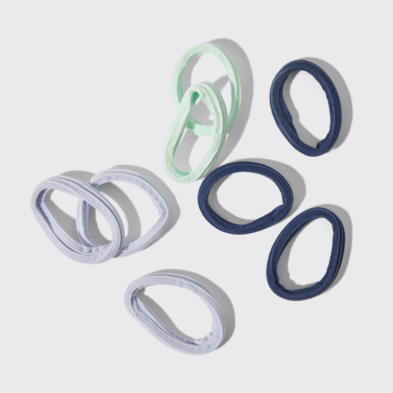 Nahtlose Haargummis 8er Set - Garten Bouquet