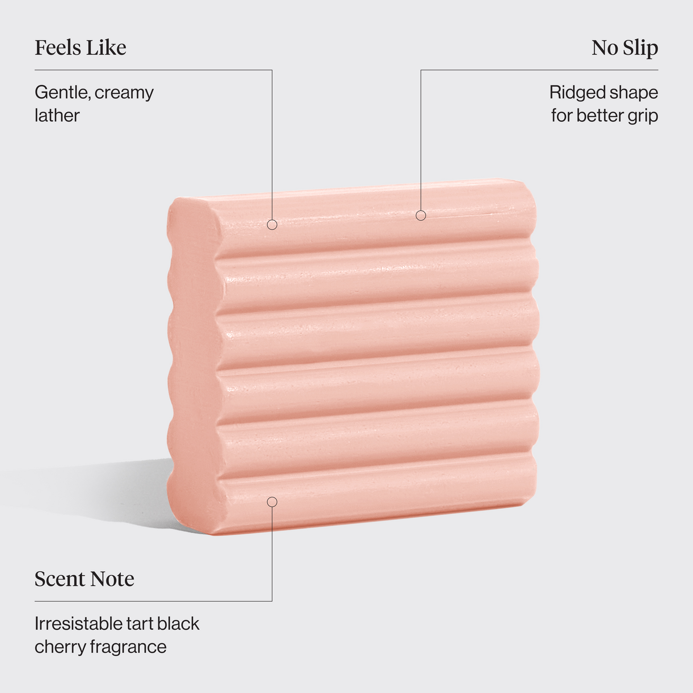 Gel solide à la cerise douce