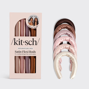 Baguettes flexibles en bois satiné 6 pièces - Bois de rose