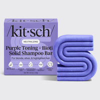 Lila Toning Shampoo Bar für farbbehandeltes und graues Haar