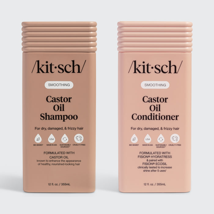 Smoothing Castor Oil Shampoo & Conditioner Combo