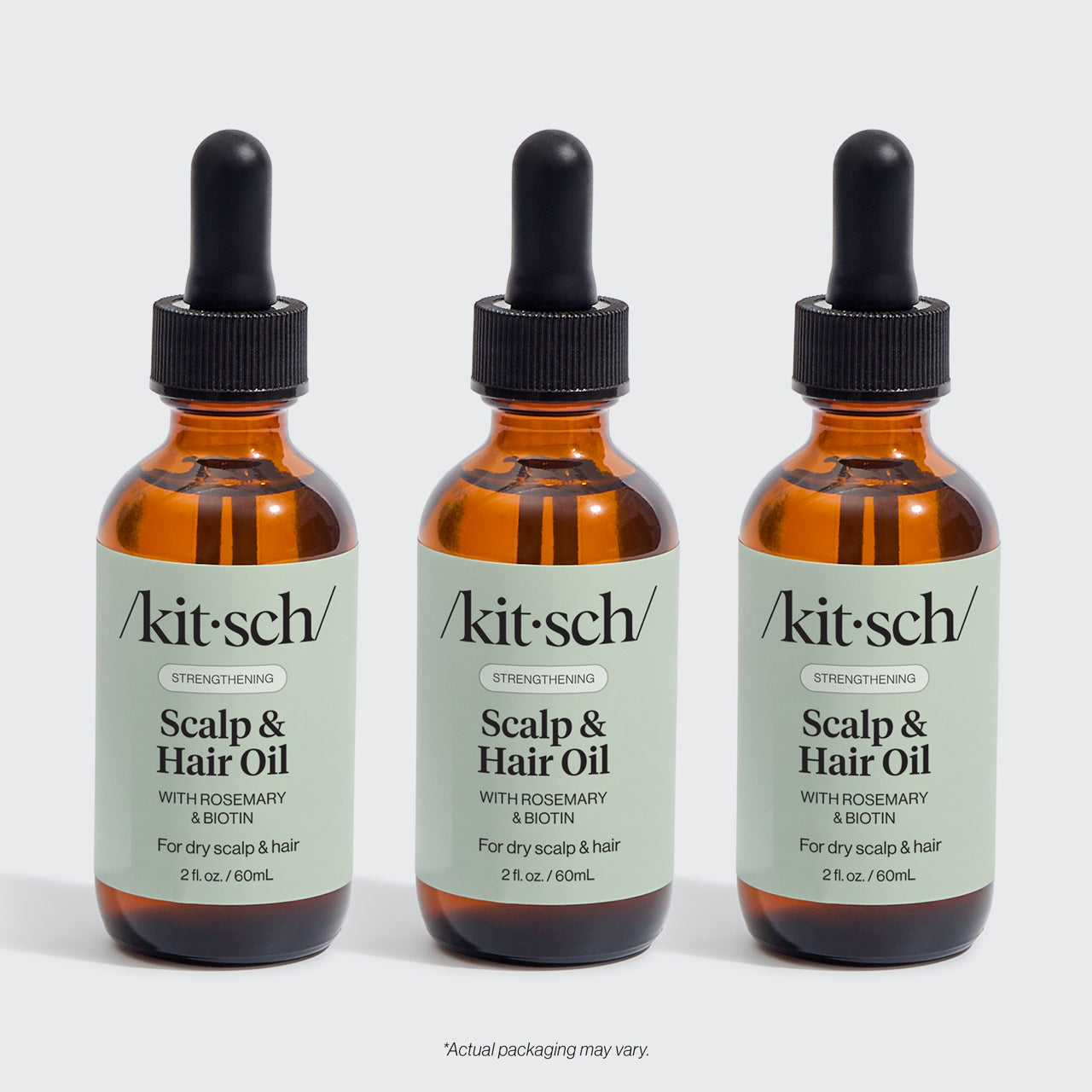 Óleo de Alecrim para Fortalecimento do Couro Cabeludo e do Cabelo com Biotina 3 Embalagens