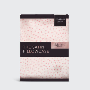 Funda de almohada de satén - Micro Puntos