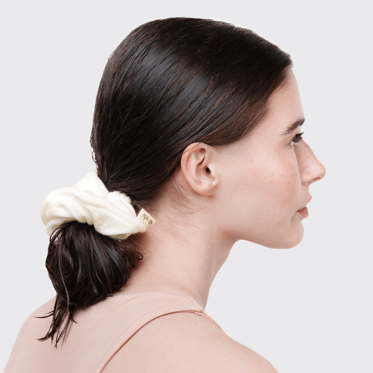 Towel Scrunchie 2 Pack - Eco White